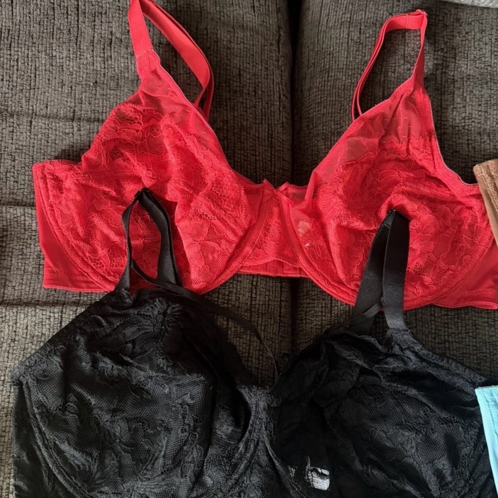 2 Hsia Minimizer Bras Full Coverage Underwire Lifting Lace Size 38dd